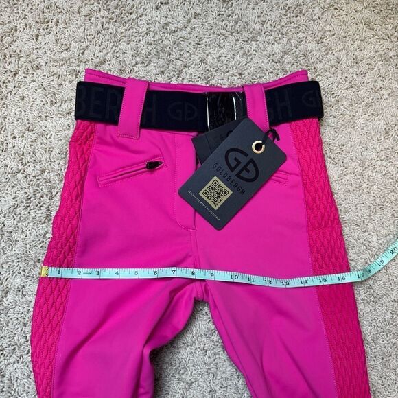 Goldbergh Brooke Pippa Ski Pants Pony Pink NWT SIZE US 4 Waterproof - Picture 7 of 10